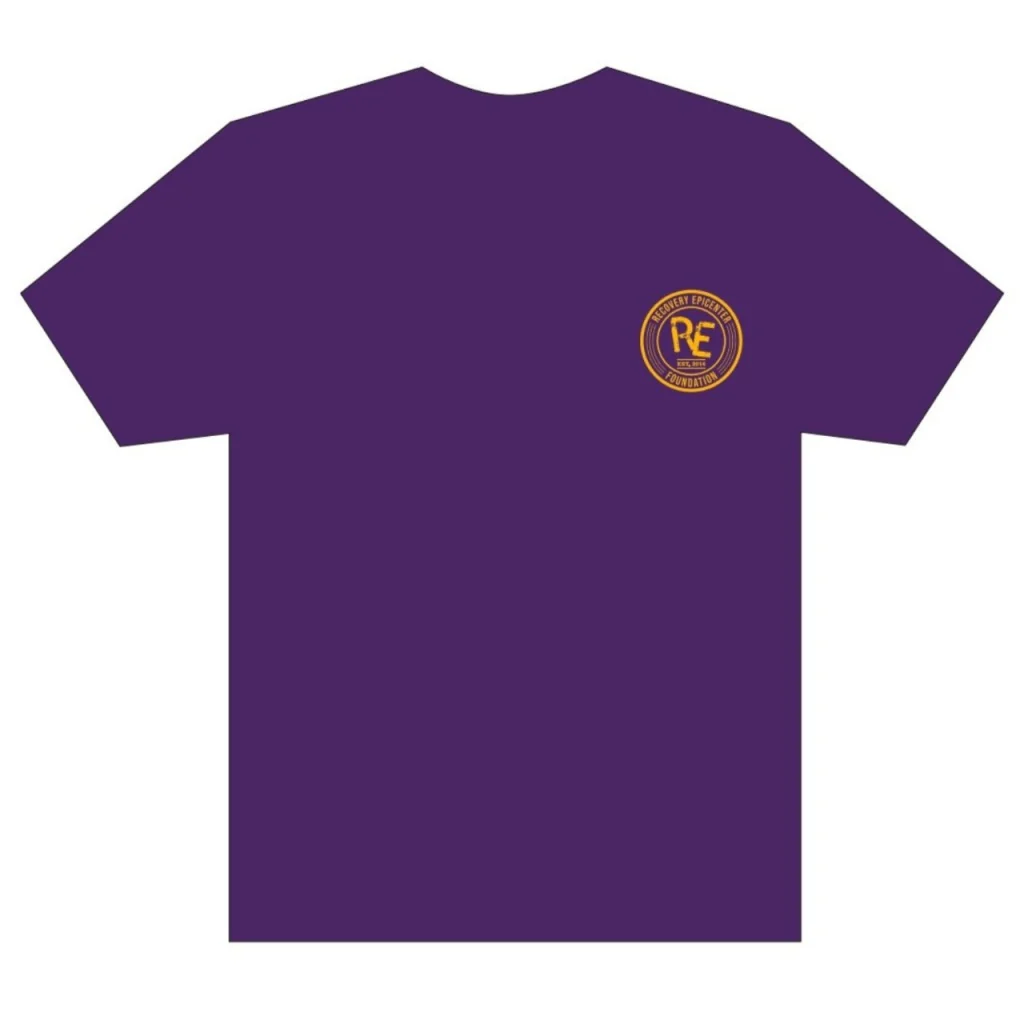 Recovery Epicenter t-shirt in purple
